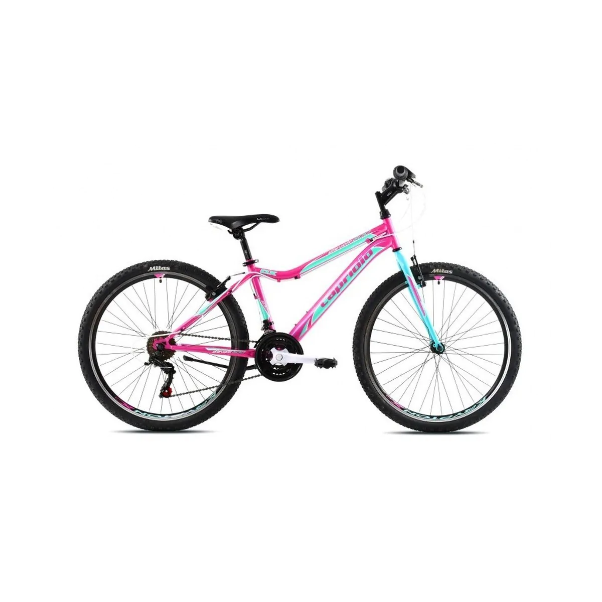 Capriolo DIAVOLO DX 26 roosa-türkiis raam 17